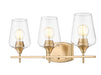 Z-Lite Canada - Three Light Vanity - Joliet - Burnished Brass- Union Lighting Luminaires Decor