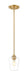 Z-Lite Canada - One Light Pendant - Joliet - Burnished Brass- Union Lighting Luminaires Decor