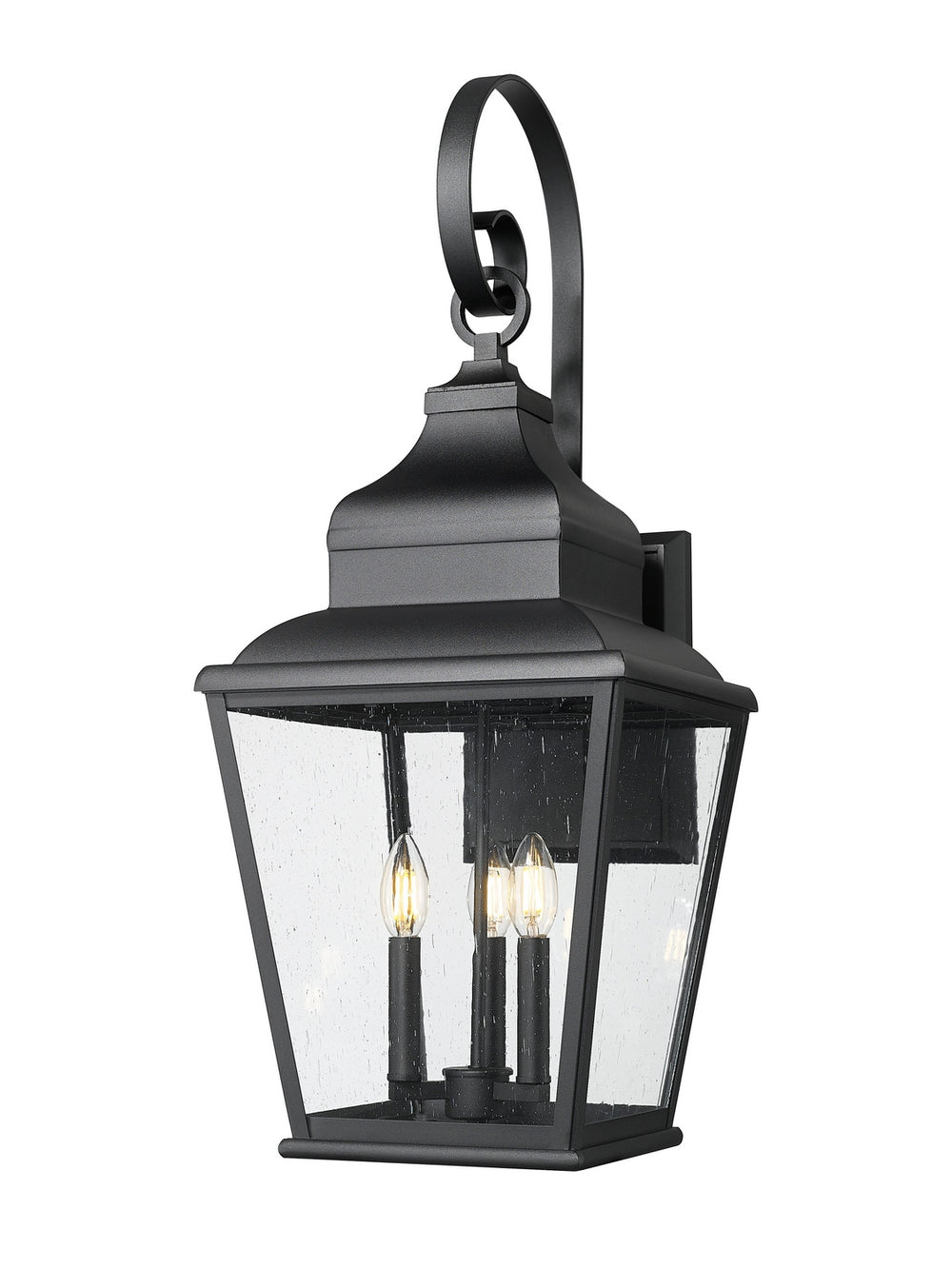 Z-Lite Canada - Three Light Outdoor Wall Mount - Raphael - Sand Black- Union Lighting Luminaires Decor