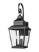 Z-Lite Canada - Three Light Outdoor Wall Mount - Raphael - Sand Black- Union Lighting Luminaires Decor
