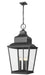 Z-Lite Canada - Five Light Outdoor Chain Mount Ceiling Fixture - Raphael - Sand Black- Union Lighting Luminaires Decor