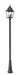Z-Lite Canada - Three Light Outdoor Post Mount - Raphael - Sand Black- Union Lighting Luminaires Decor