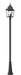 Z-Lite Canada - Three Light Outdoor Post Mount - Raphael - Sand Black- Union Lighting Luminaires Decor