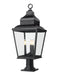 Z-Lite Canada - Three Light Outdoor Pier Mount - Raphael - Sand Black- Union Lighting Luminaires Decor