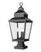 Z-Lite Canada - Three Light Outdoor Pier Mount - Raphael - Sand Black- Union Lighting Luminaires Decor