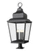 Z-Lite Canada - Five Light Outdoor Pier Mount - Raphael - Sand Black- Union Lighting Luminaires Decor