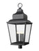 Z-Lite Canada - Five Light Outdoor Post Mount - Raphael - Sand Black- Union Lighting Luminaires Decor