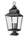 Z-Lite Canada - Five Light Outdoor Pier Mount - Raphael - Sand Black- Union Lighting Luminaires Decor