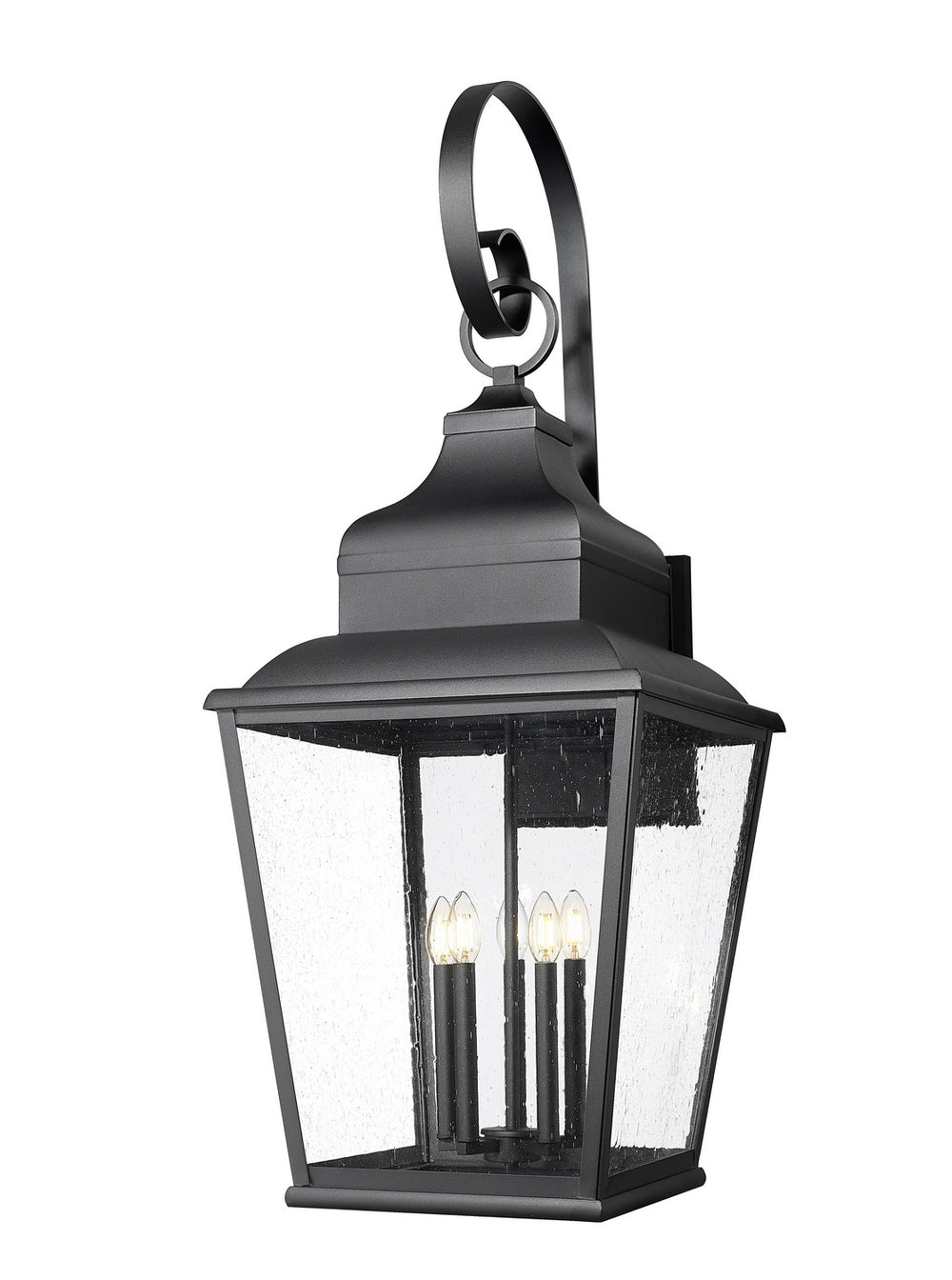 Z-Lite Canada - Five Light Outdoor Wall Mount - Raphael - Sand Black- Union Lighting Luminaires Decor