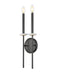 Z-Lite Canada - Two Light Wall Sconce - Gaultier - Matte Black + Modern Gold- Union Lighting Luminaires Decor