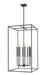 Z-Lite Canada - Eight Light Chandelier - Gaultier - Matte Black + Modern Gold- Union Lighting Luminaires Decor