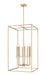 Z-Lite Canada - Eight Light Chandelier - Gaultier - Modern Gold- Union Lighting Luminaires Decor