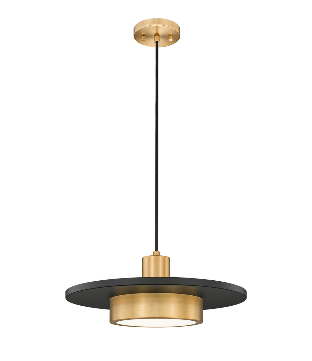 Z-Lite Canada - LED Pendant - Ludo - Matte Black + Modern Gold- Union Lighting Luminaires Decor