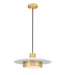 Z-Lite Canada - LED Pendant - Ludo - Matte White + Modern Gold- Union Lighting Luminaires Decor