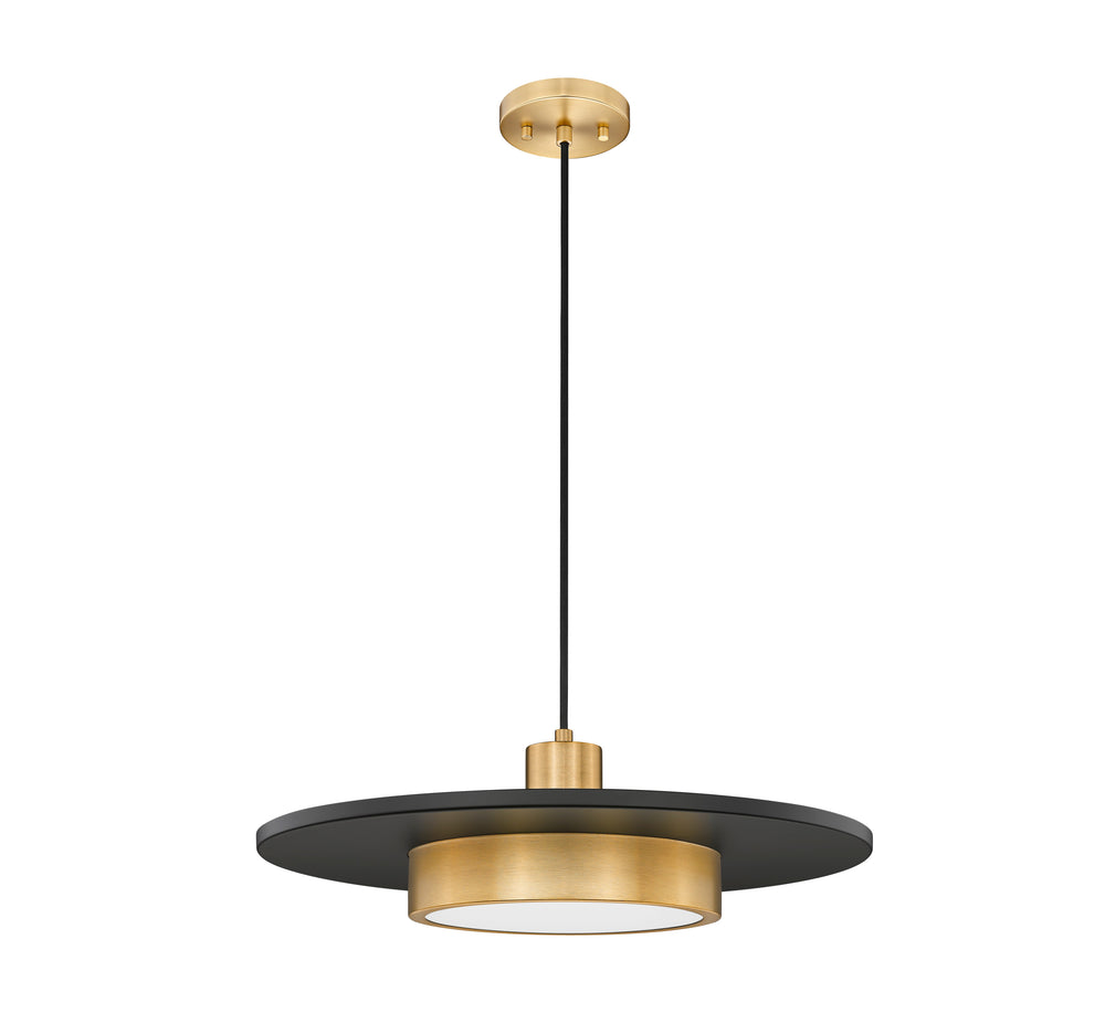 Z-Lite Canada - LED Pendant - Ludo - Matte Black + Modern Gold- Union Lighting Luminaires Decor