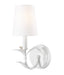 Z-Lite Canada - One Light Wall Sconce - Aslin - Textured White- Union Lighting Luminaires Decor