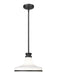 Z-Lite Canada - One Light Pendant - Reznor - Matte Black- Union Lighting Luminaires Decor