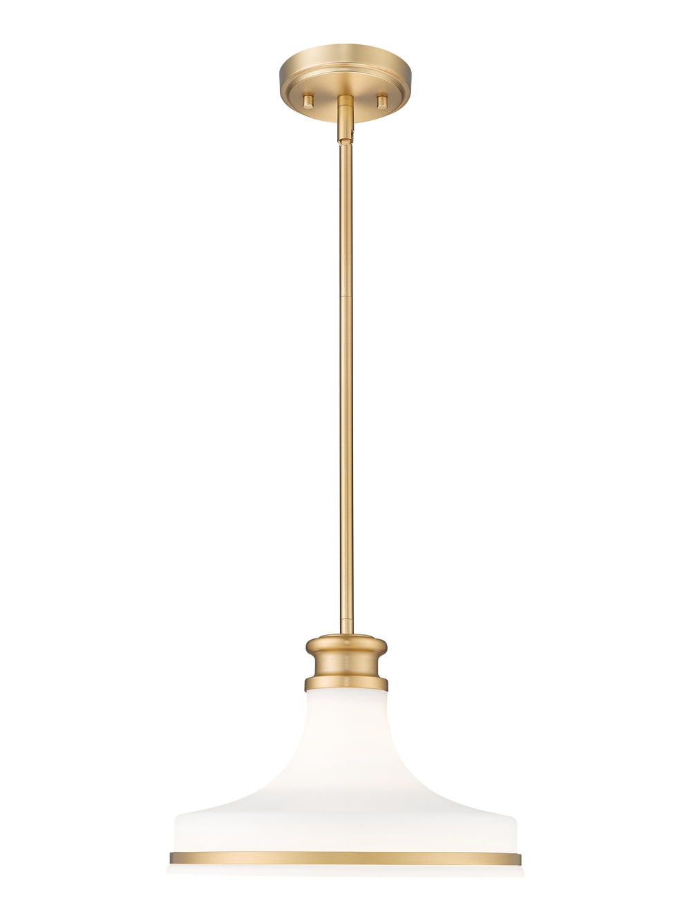 Z-Lite Canada - One Light Pendant - Reznor - Modern Gold- Union Lighting Luminaires Decor