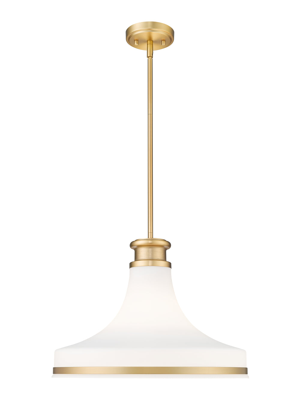 Z-Lite Canada - One Light Pendant - Reznor - Modern Gold- Union Lighting Luminaires Decor