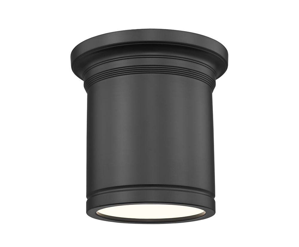 Z-Lite Canada - LED Flush Mount - Bentley - Matte Black- Union Lighting Luminaires Decor