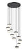 Z-Lite Canada - LED Chandelier - Renaud - Matte Black- Union Lighting Luminaires Decor