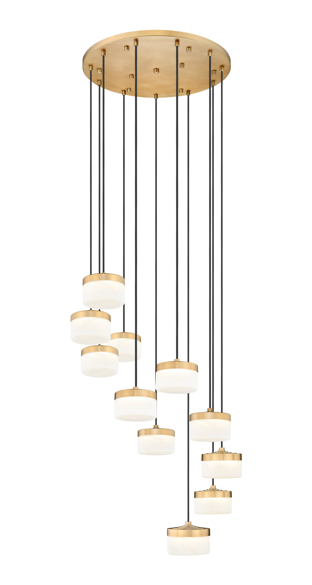 Z-Lite Canada - LED Chandelier - Renaud - Modern Gold- Union Lighting Luminaires Decor