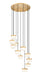 Z-Lite Canada - LED Chandelier - Renaud - Modern Gold- Union Lighting Luminaires Decor
