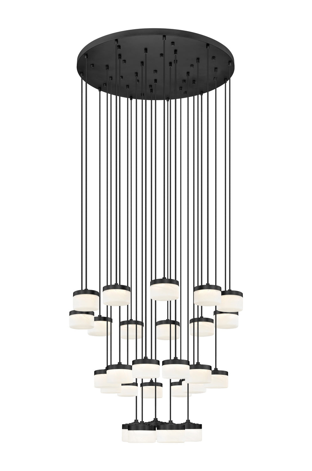 Z-Lite Canada - LED Chandelier - Renaud - Matte Black- Union Lighting Luminaires Decor