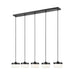 Z-Lite Canada - LED Linear Chandelier - Renaud - Matte Black- Union Lighting Luminaires Decor