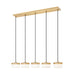 Z-Lite Canada - LED Linear Chandelier - Renaud - Modern Gold- Union Lighting Luminaires Decor