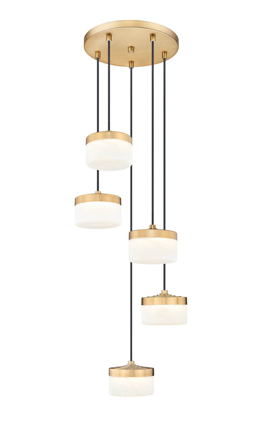 Z-Lite Canada - LED Chandelier - Renaud - Modern Gold- Union Lighting Luminaires Decor