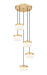 Z-Lite Canada - LED Chandelier - Renaud - Modern Gold- Union Lighting Luminaires Decor