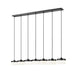 Z-Lite Canada - LED Linear Chandelier - Renaud - Matte Black- Union Lighting Luminaires Decor