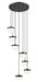 Z-Lite Canada - LED Chandelier - Renaud - Matte Black- Union Lighting Luminaires Decor
