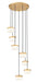 Z-Lite Canada - LED Chandelier - Renaud - Modern Gold- Union Lighting Luminaires Decor