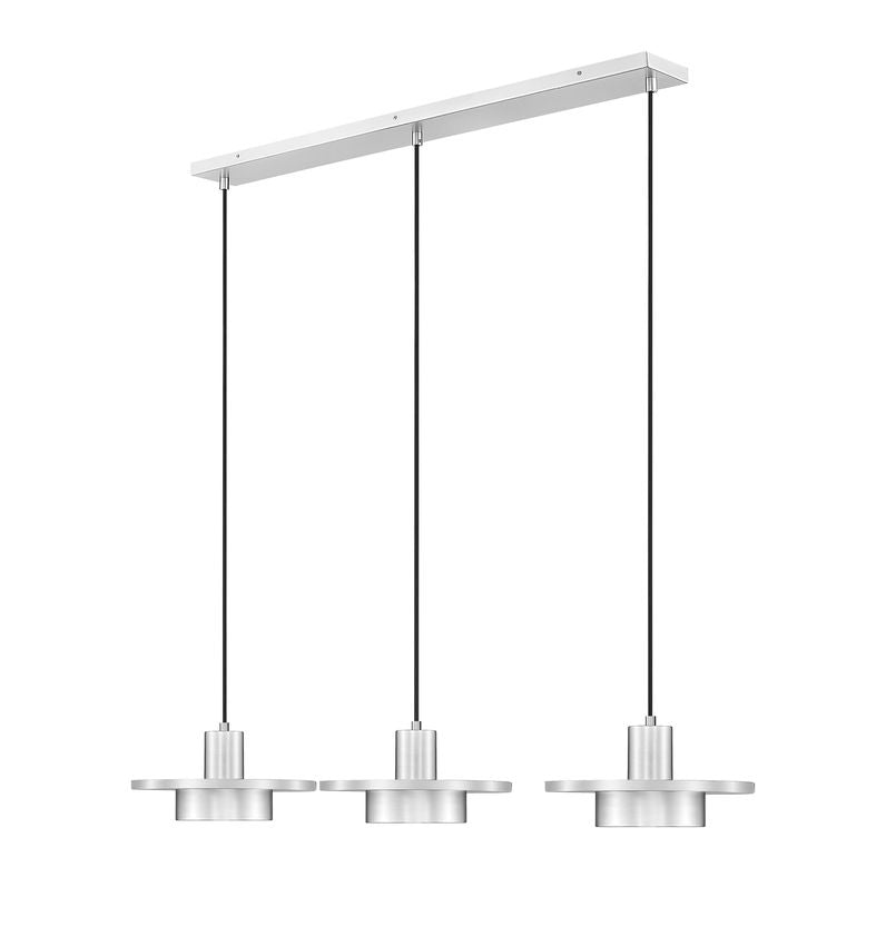 Z-Lite Canada - LED Linear Chandelier - Ludo - Brushed Nickel- Union Lighting Luminaires Decor
