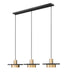 Z-Lite Canada - LED Linear Chandelier - Ludo - Matte Black + Modern Gold- Union Lighting Luminaires Decor