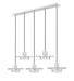 Z-Lite Canada - LED Linear Chandelier - Ludo - Brushed Nickel- Union Lighting Luminaires Decor