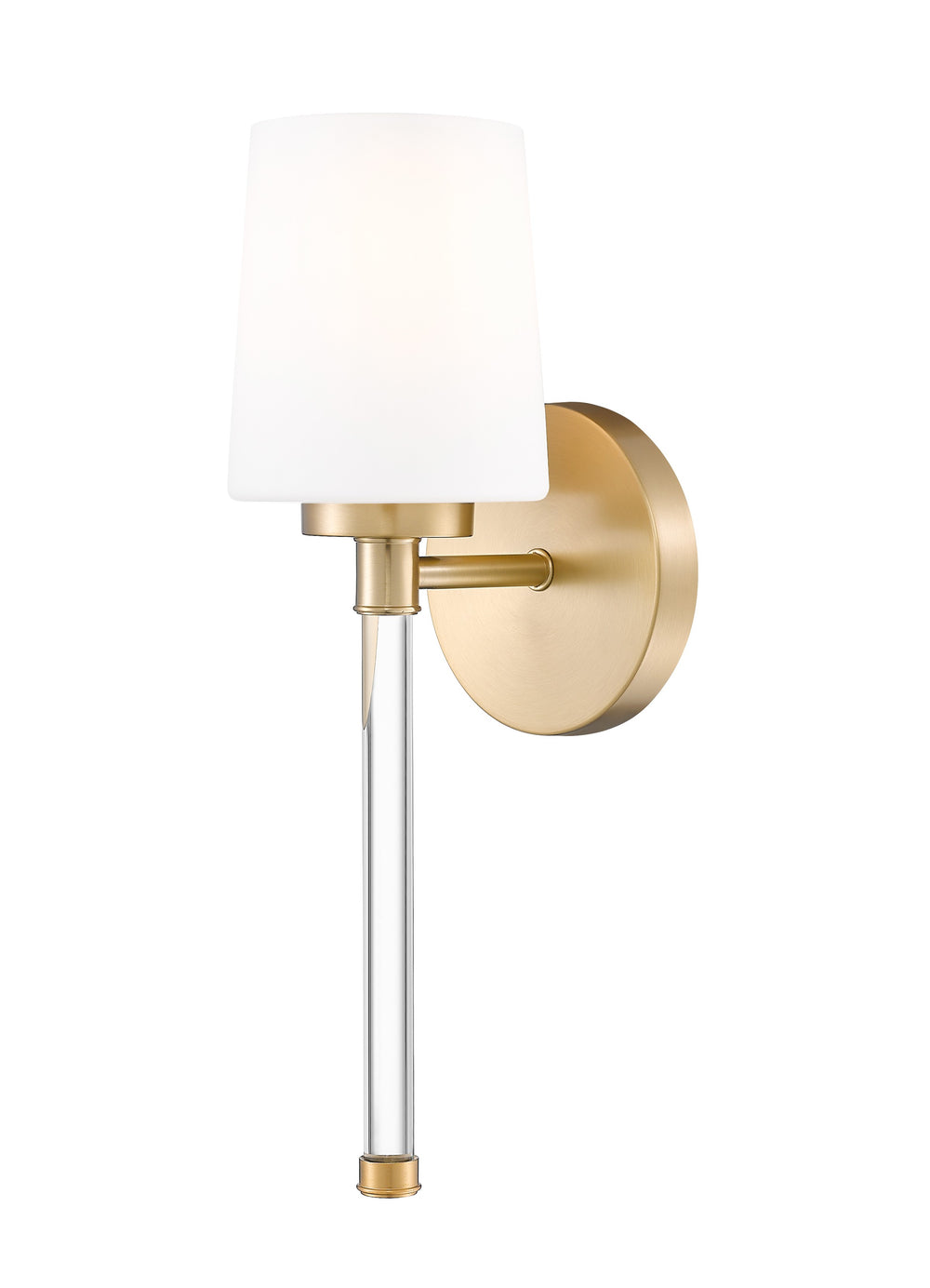 Z-Lite Canada - One Light Wall Sconce - Henri - Modern Gold- Union Lighting Luminaires Decor