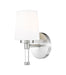 Z-Lite Canada - One Light Vanity - Henri - Brushed Nickel- Union Lighting Luminaires Decor