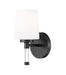 Z-Lite Canada - One Light Vanity - Henri - Matte Black- Union Lighting Luminaires Decor