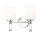Z-Lite Canada - Two Light Vanity - Henri - Chrome- Union Lighting Luminaires Decor