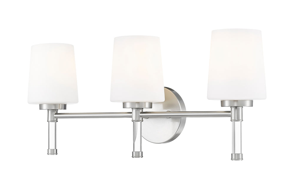 Z-Lite Canada - Three Light Vanity - Henri - Brushed Nickel- Union Lighting Luminaires Decor
