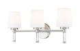 Z-Lite Canada - Three Light Vanity - Henri - Brushed Nickel- Union Lighting Luminaires Decor