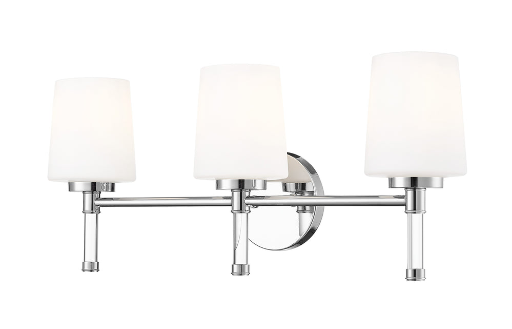 Z-Lite Canada - Three Light Vanity - Henri - Chrome- Union Lighting Luminaires Decor