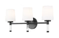 Z-Lite Canada - Three Light Vanity - Henri - Matte Black- Union Lighting Luminaires Decor