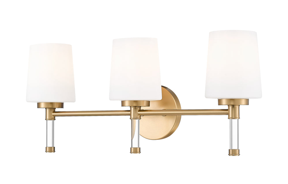 Z-Lite Canada - Three Light Vanity - Henri - Modern Gold- Union Lighting Luminaires Decor