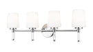 Z-Lite Canada - Four Light Vanity - Henri - Chrome- Union Lighting Luminaires Decor