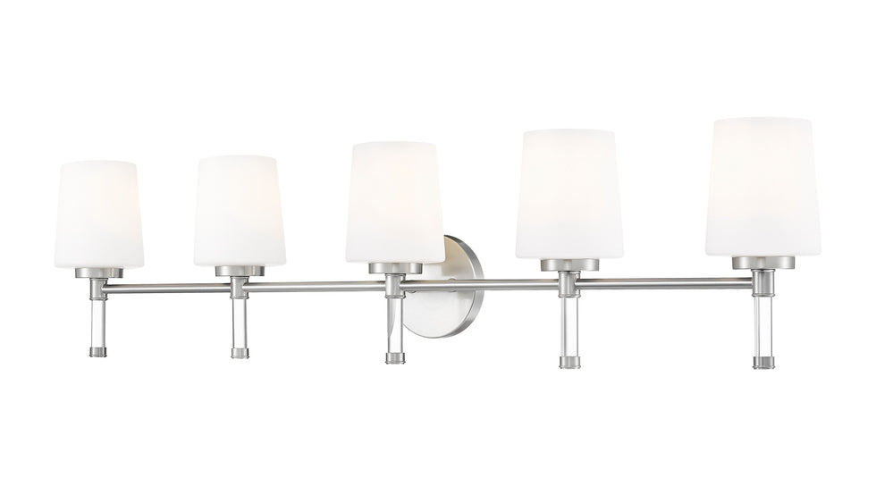 Z-Lite Canada - Five Light Vanity - Henri - Brushed Nickel- Union Lighting Luminaires Decor