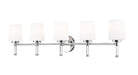 Z-Lite Canada - Five Light Vanity - Henri - Chrome- Union Lighting Luminaires Decor